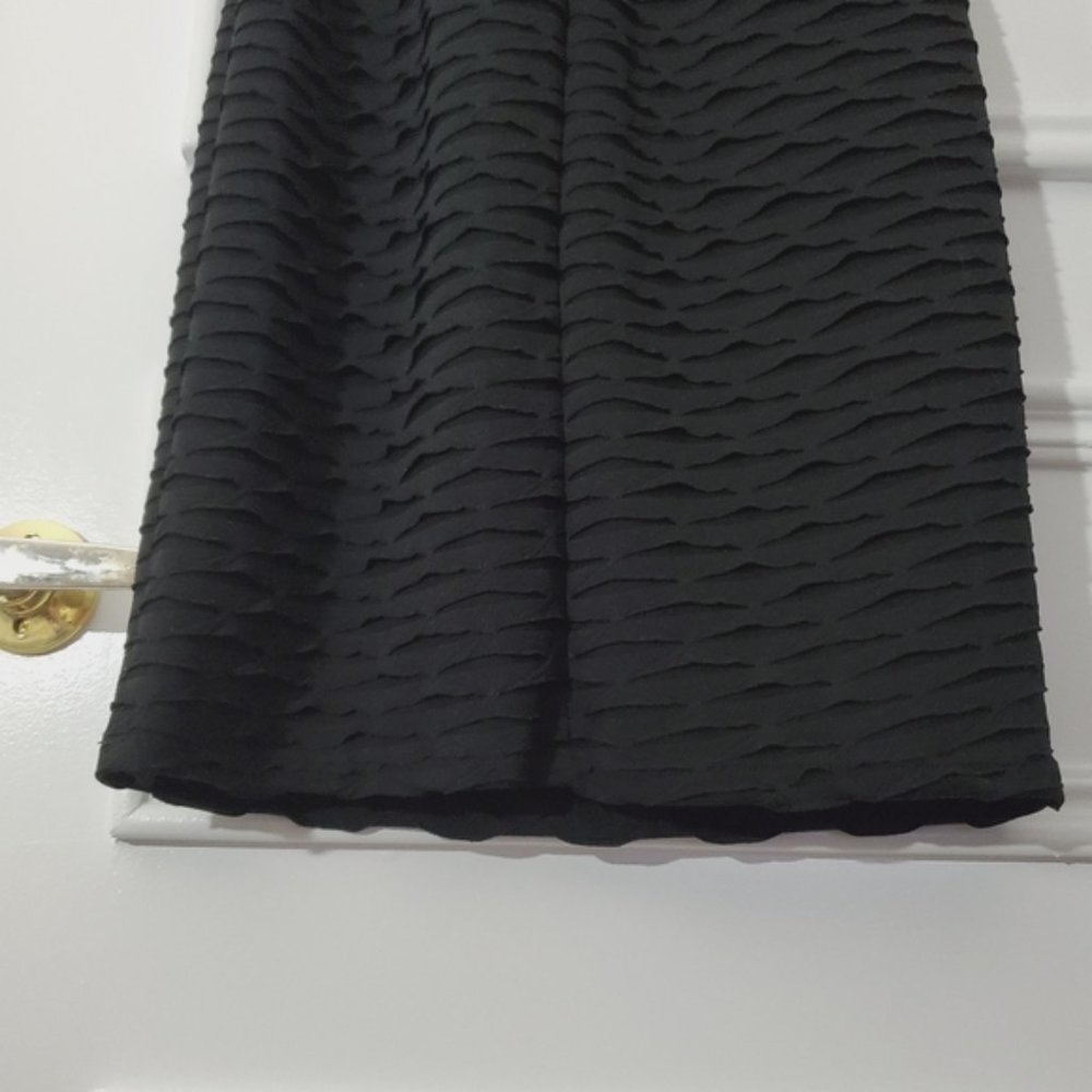 FRANK LYMAN Metallic Beaded Ring Neck Sweetheart Chiffon Tiered Dress- S… - Picture 9 of 15